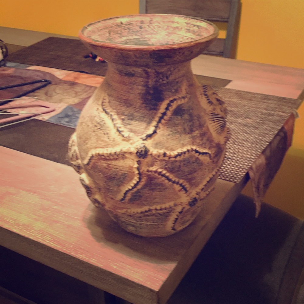 Aztec Pottery Vase
